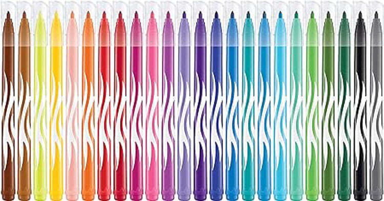 Picture of FR84542202-Washable Felt-Tip Pens X24 Colour Peps Jungle